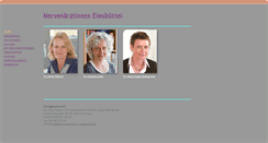 Desktop Screenshot of nervenaerztinnen-eimsbuettel.de